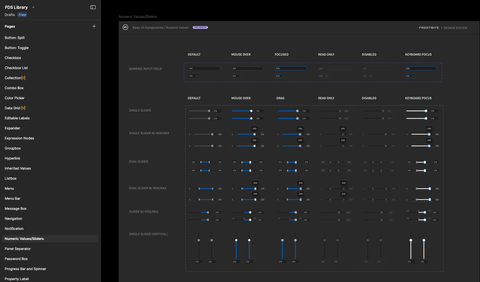 FDS audit - component inconsistency