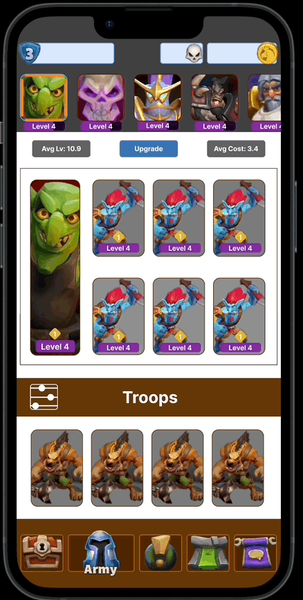 Edge case 1 - equipped leader state