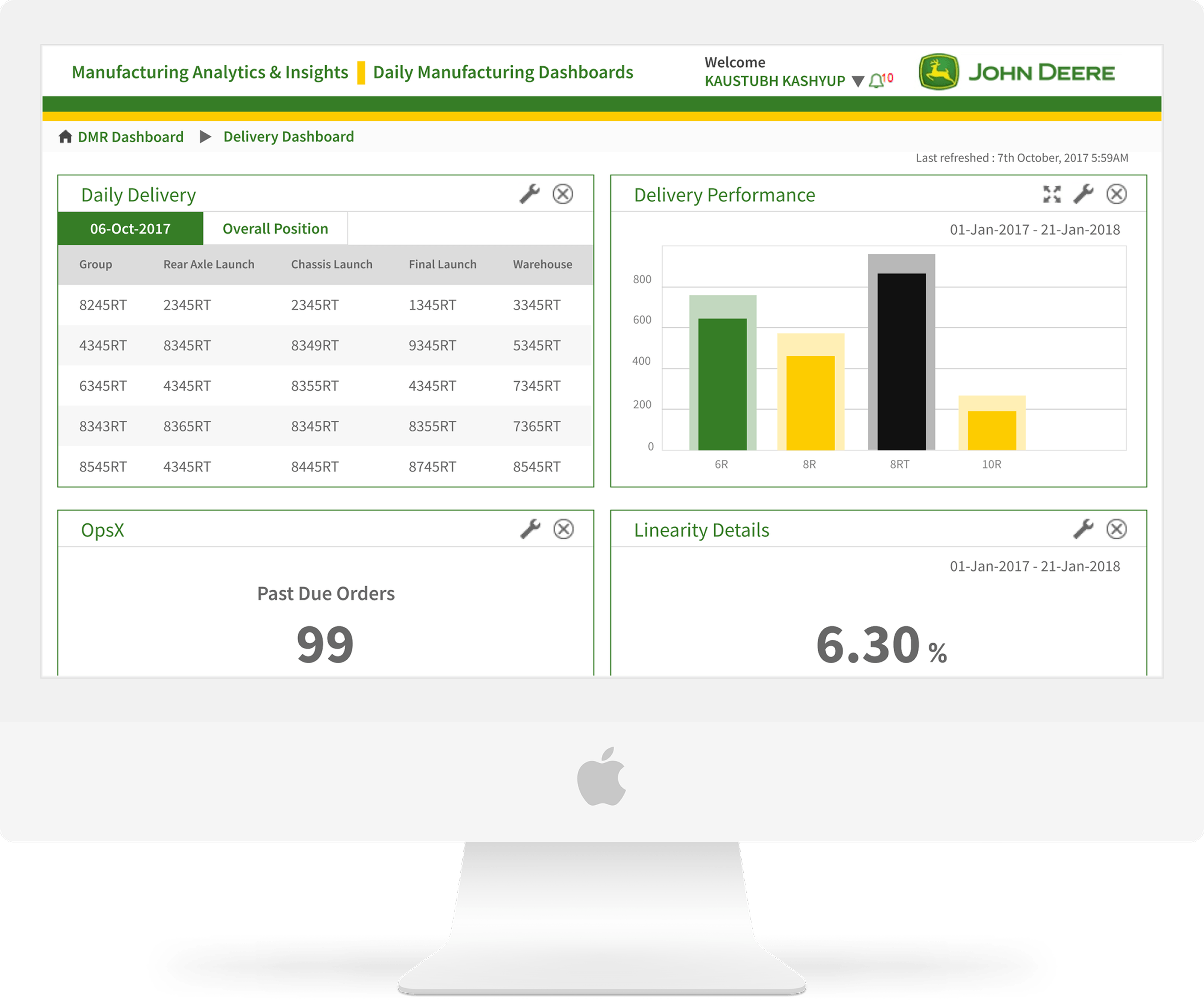 John Deere enterprise SaaS design thumbnail